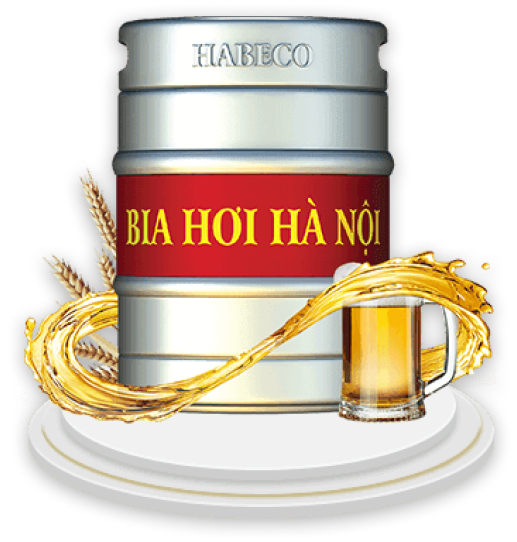 Keg chứa bia Hà Nội